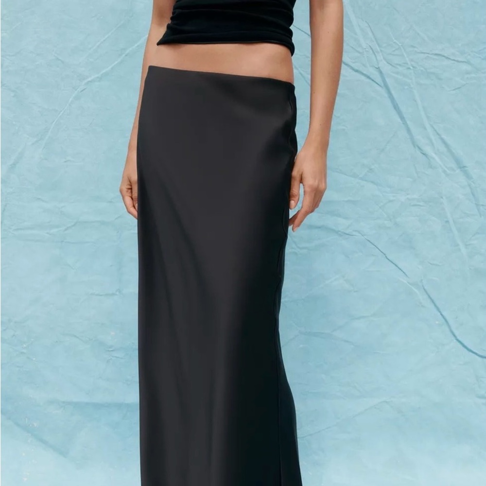 Zara Black Maxi Skirt